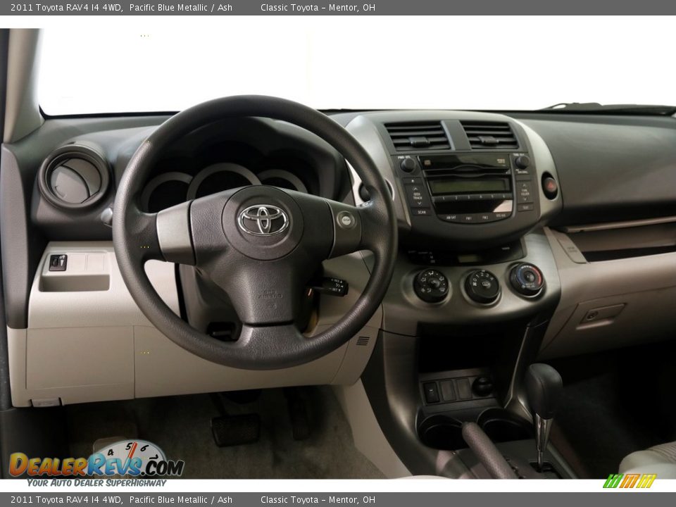 2011 Toyota RAV4 I4 4WD Pacific Blue Metallic / Ash Photo #6