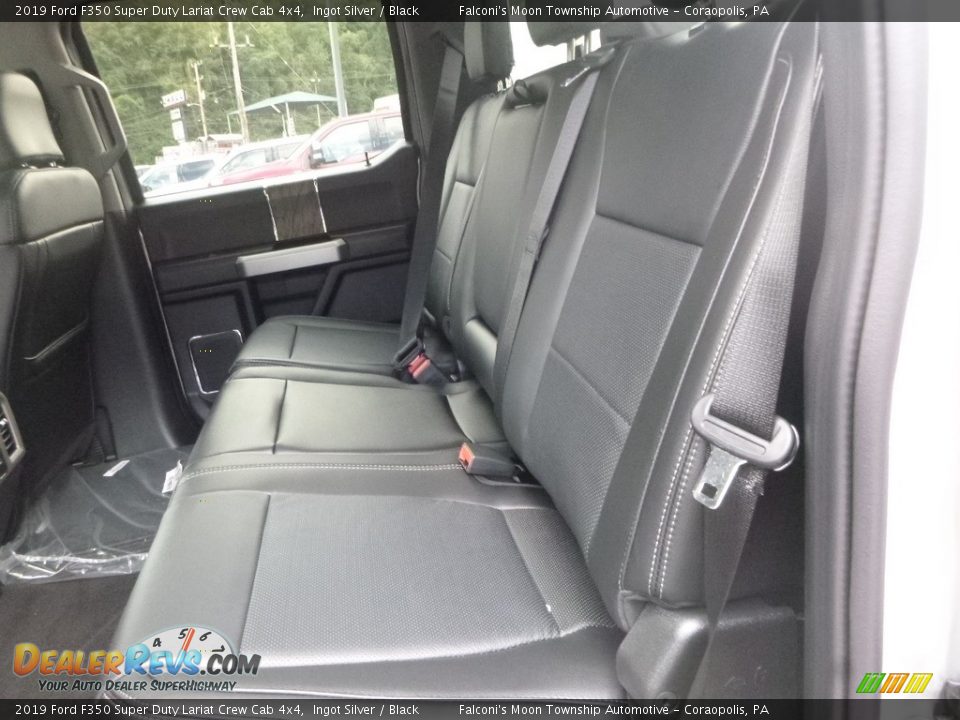 2019 Ford F350 Super Duty Lariat Crew Cab 4x4 Ingot Silver / Black Photo #9