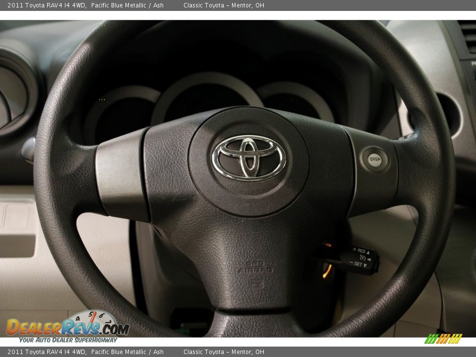 2011 Toyota RAV4 I4 4WD Pacific Blue Metallic / Ash Photo #7