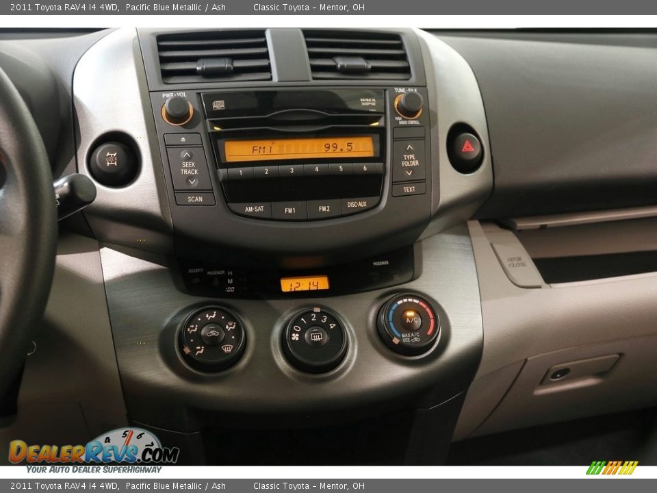 2011 Toyota RAV4 I4 4WD Pacific Blue Metallic / Ash Photo #9