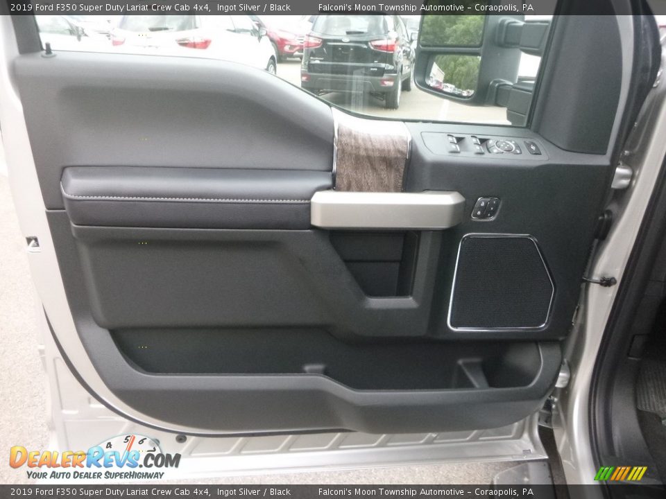 2019 Ford F350 Super Duty Lariat Crew Cab 4x4 Ingot Silver / Black Photo #11
