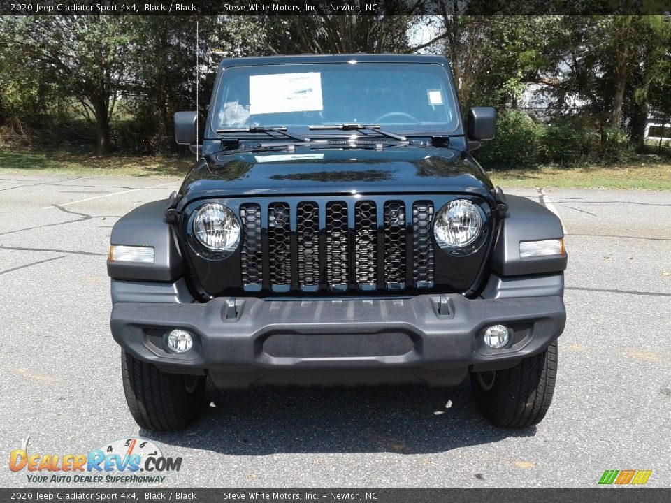 2020 Jeep Gladiator Sport 4x4 Black / Black Photo #3