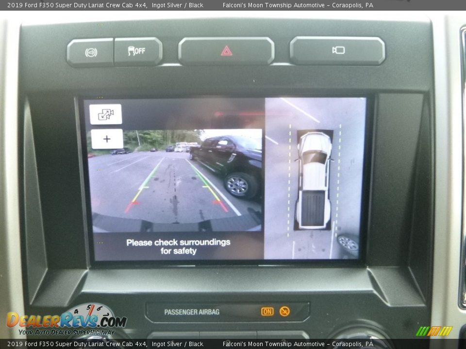 2019 Ford F350 Super Duty Lariat Crew Cab 4x4 Ingot Silver / Black Photo #15