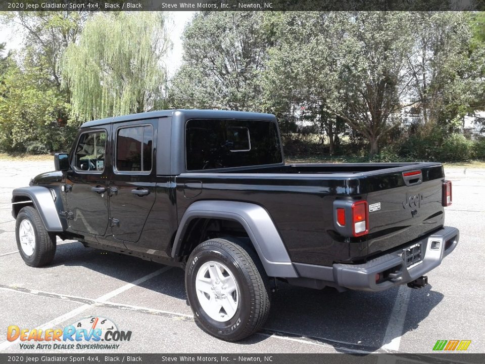 2020 Jeep Gladiator Sport 4x4 Black / Black Photo #9