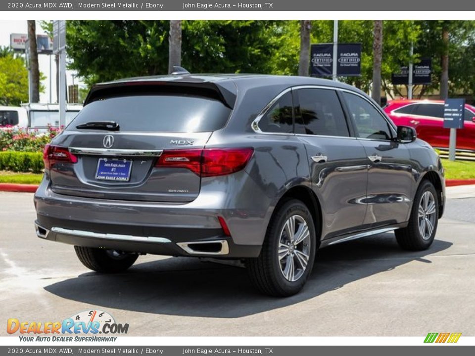 2020 Acura MDX AWD Modern Steel Metallic / Ebony Photo #7