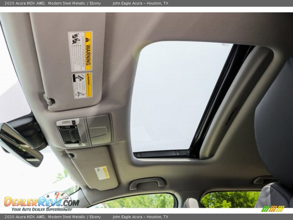 2020 Acura MDX AWD Modern Steel Metallic / Ebony Photo #14