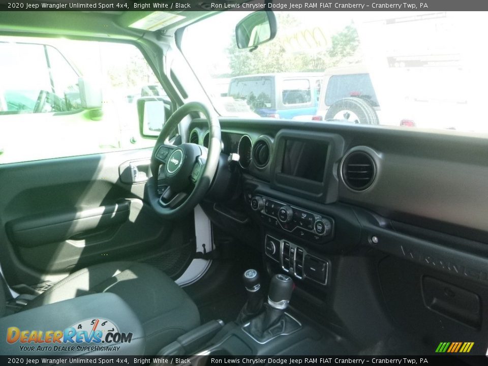 2020 Jeep Wrangler Unlimited Sport 4x4 Bright White / Black Photo #8