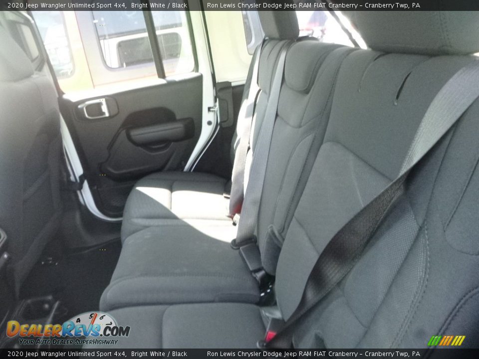 2020 Jeep Wrangler Unlimited Sport 4x4 Bright White / Black Photo #9