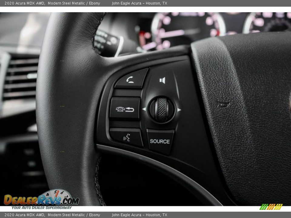 2020 Acura MDX AWD Modern Steel Metallic / Ebony Photo #35