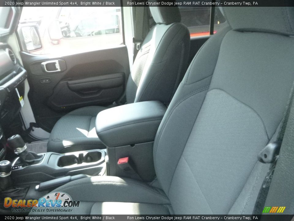2020 Jeep Wrangler Unlimited Sport 4x4 Bright White / Black Photo #10