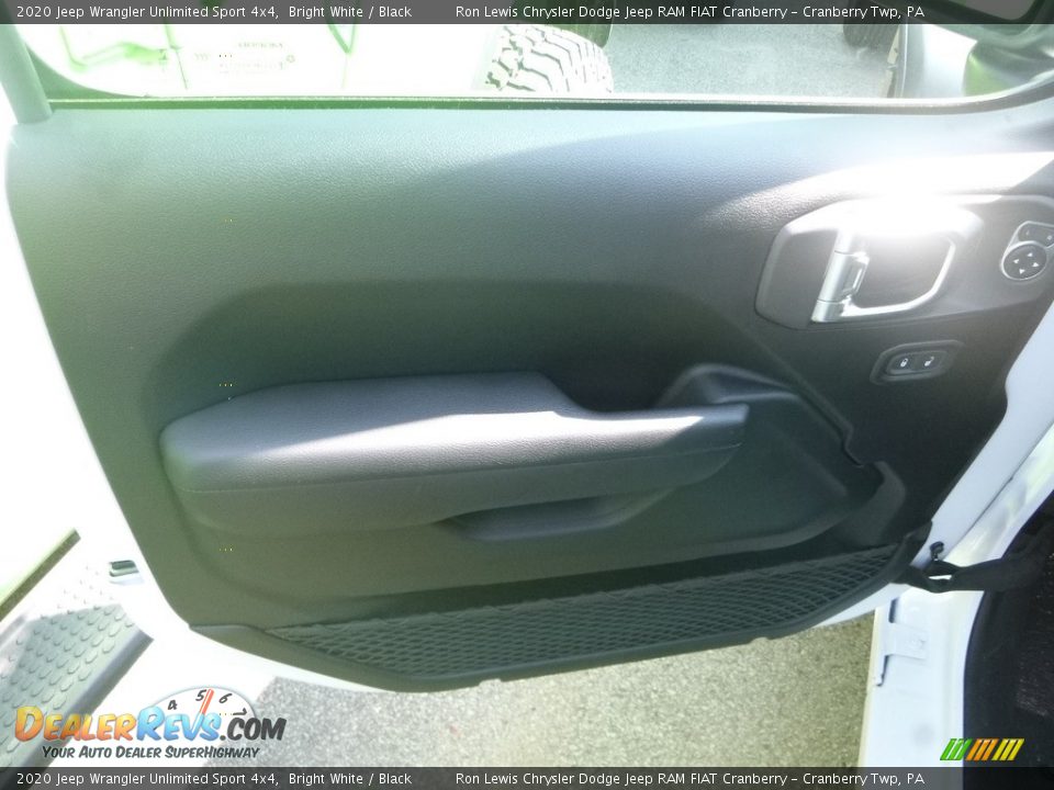 2020 Jeep Wrangler Unlimited Sport 4x4 Bright White / Black Photo #11
