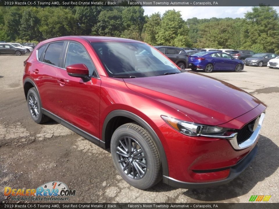 2019 Mazda CX-5 Touring AWD Soul Red Crystal Metallic / Black Photo #3