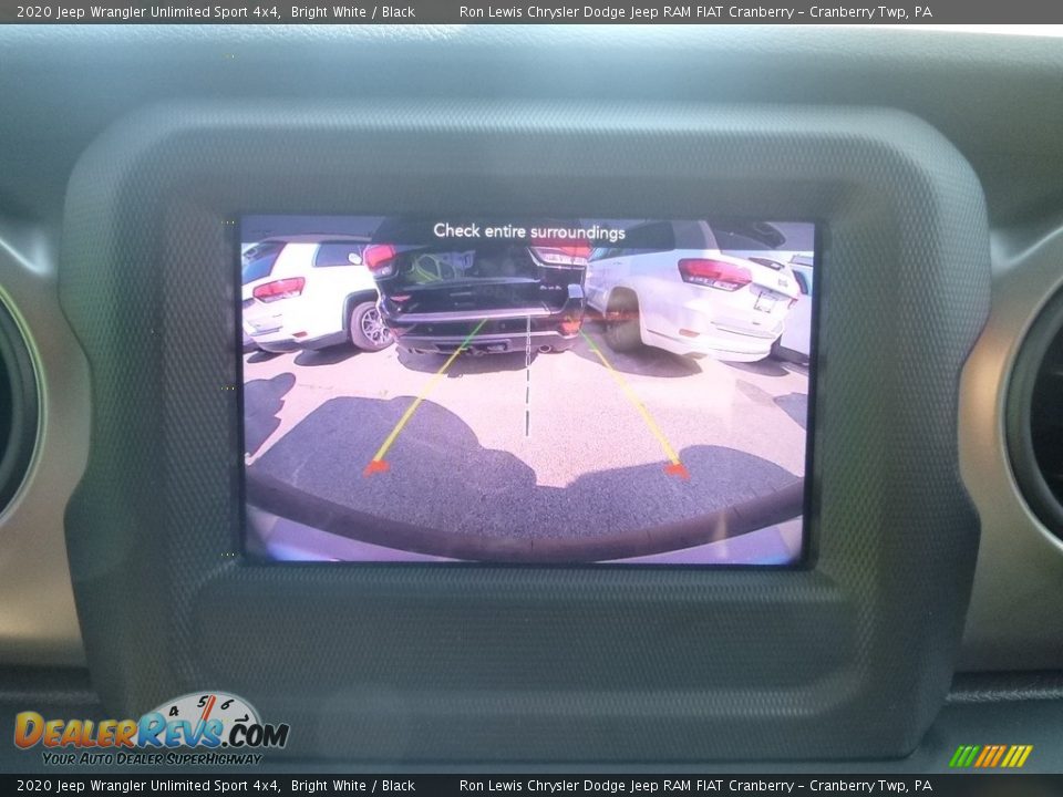 2020 Jeep Wrangler Unlimited Sport 4x4 Bright White / Black Photo #14