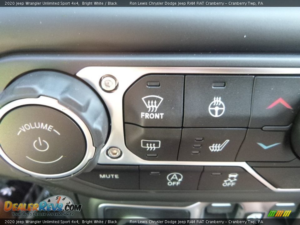 2020 Jeep Wrangler Unlimited Sport 4x4 Bright White / Black Photo #15