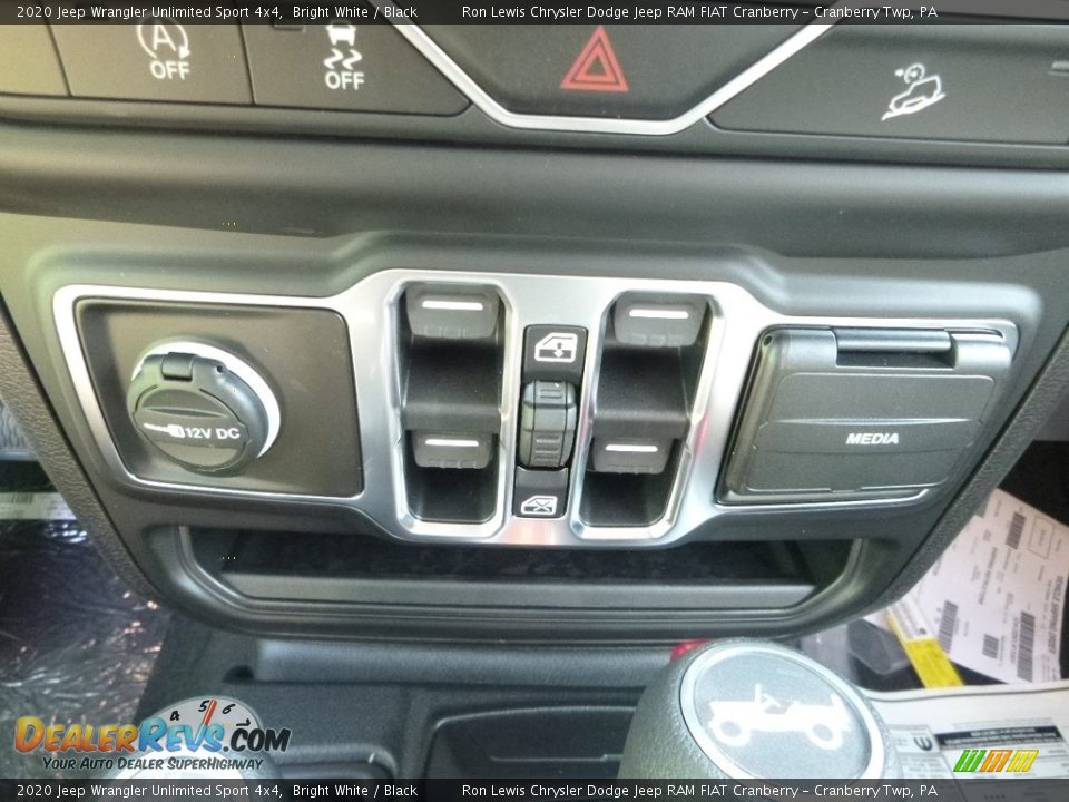 2020 Jeep Wrangler Unlimited Sport 4x4 Bright White / Black Photo #19
