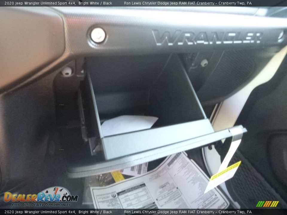 2020 Jeep Wrangler Unlimited Sport 4x4 Bright White / Black Photo #20