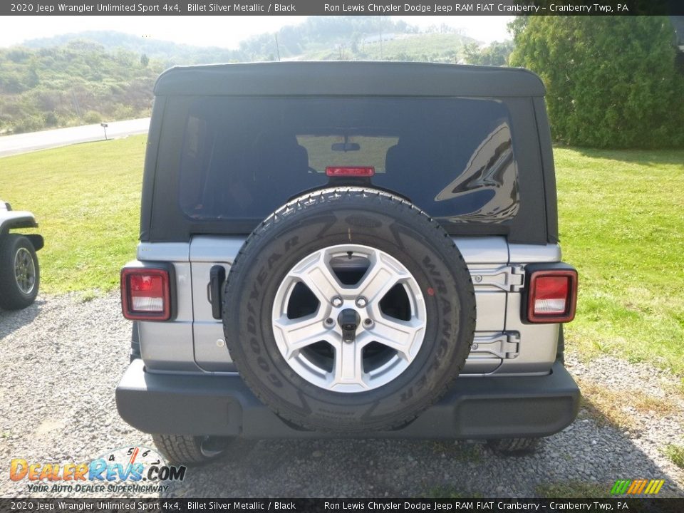 2020 Jeep Wrangler Unlimited Sport 4x4 Billet Silver Metallic / Black Photo #3