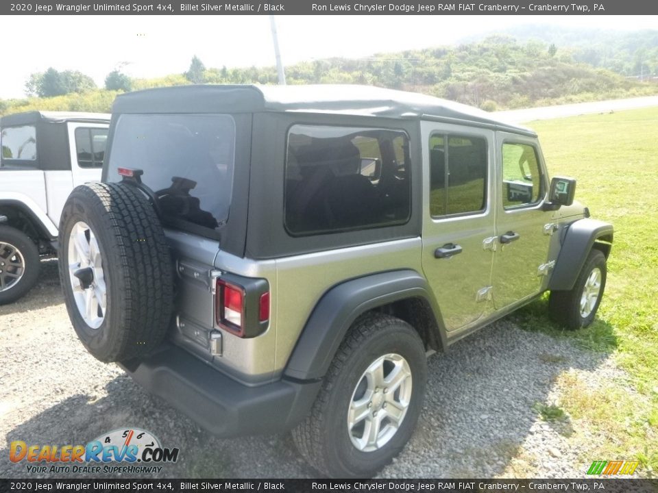 2020 Jeep Wrangler Unlimited Sport 4x4 Billet Silver Metallic / Black Photo #4
