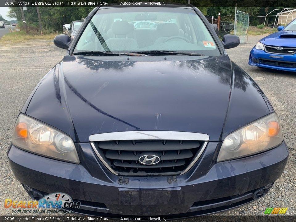 2006 Hyundai Elantra GLS Sedan Tidal Wave Blue / Gray Photo #7
