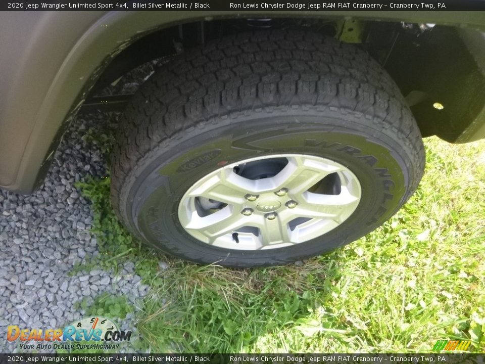 2020 Jeep Wrangler Unlimited Sport 4x4 Billet Silver Metallic / Black Photo #8