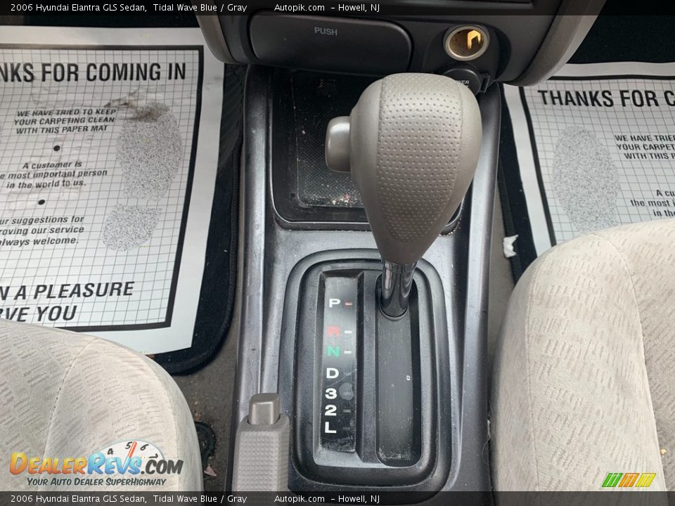 2006 Hyundai Elantra GLS Sedan Tidal Wave Blue / Gray Photo #16