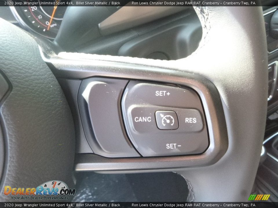 2020 Jeep Wrangler Unlimited Sport 4x4 Billet Silver Metallic / Black Photo #17