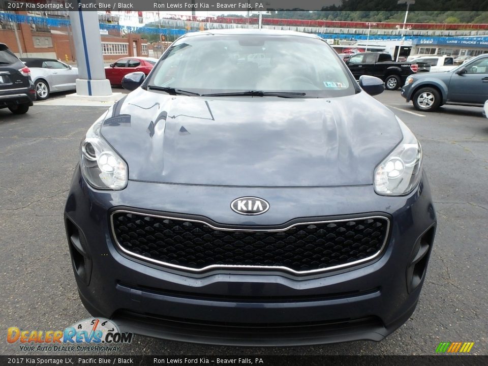 2017 Kia Sportage LX Pacific Blue / Black Photo #8