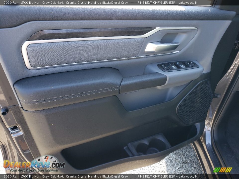 2020 Ram 1500 Big Horn Crew Cab 4x4 Granite Crystal Metallic / Black/Diesel Gray Photo #8
