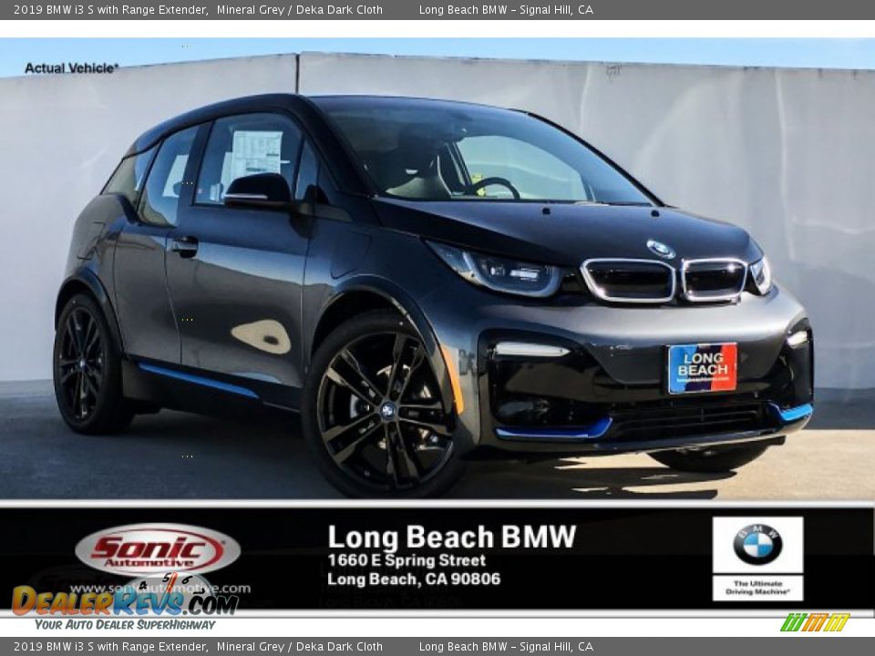 2019 BMW i3 S with Range Extender Mineral Grey / Deka Dark Cloth Photo #1