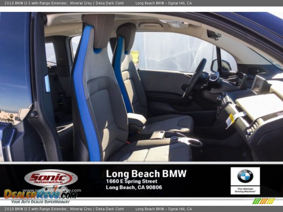 2019 BMW i3 S with Range Extender Mineral Grey / Deka Dark Cloth Photo #5