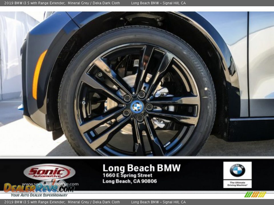 2019 BMW i3 S with Range Extender Mineral Grey / Deka Dark Cloth Photo #9