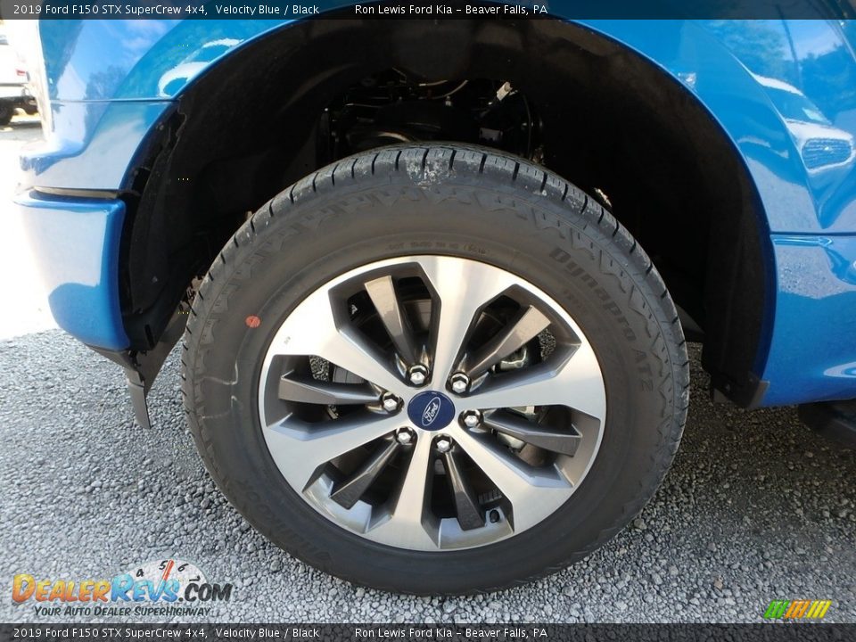 2019 Ford F150 STX SuperCrew 4x4 Velocity Blue / Black Photo #9