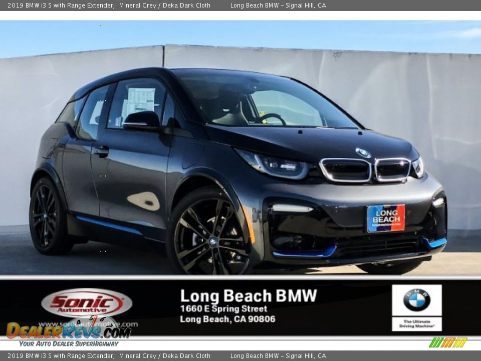 2019 BMW i3 S with Range Extender Mineral Grey / Deka Dark Cloth Photo #10