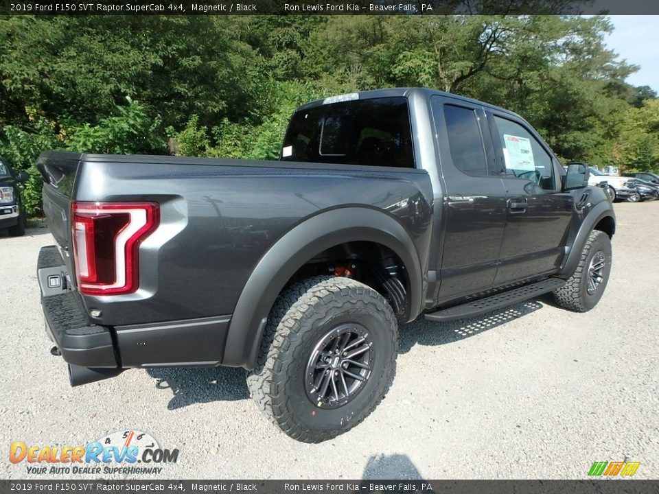 2019 Ford F150 SVT Raptor SuperCab 4x4 Magnetic / Black Photo #2