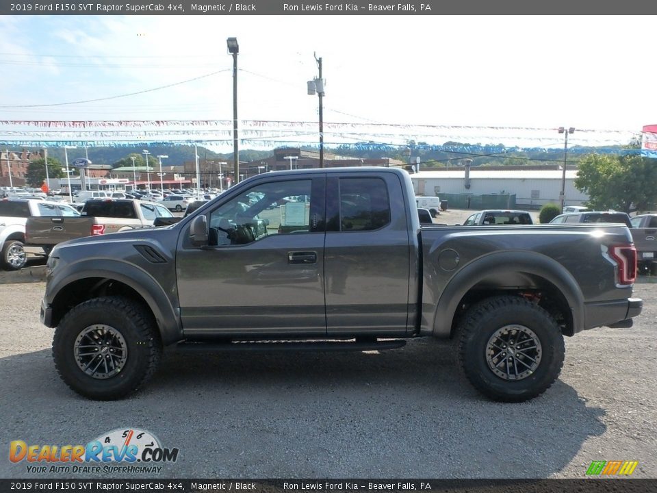 2019 Ford F150 SVT Raptor SuperCab 4x4 Magnetic / Black Photo #5