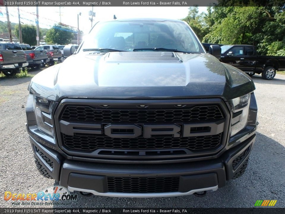 2019 Ford F150 SVT Raptor SuperCab 4x4 Magnetic / Black Photo #7