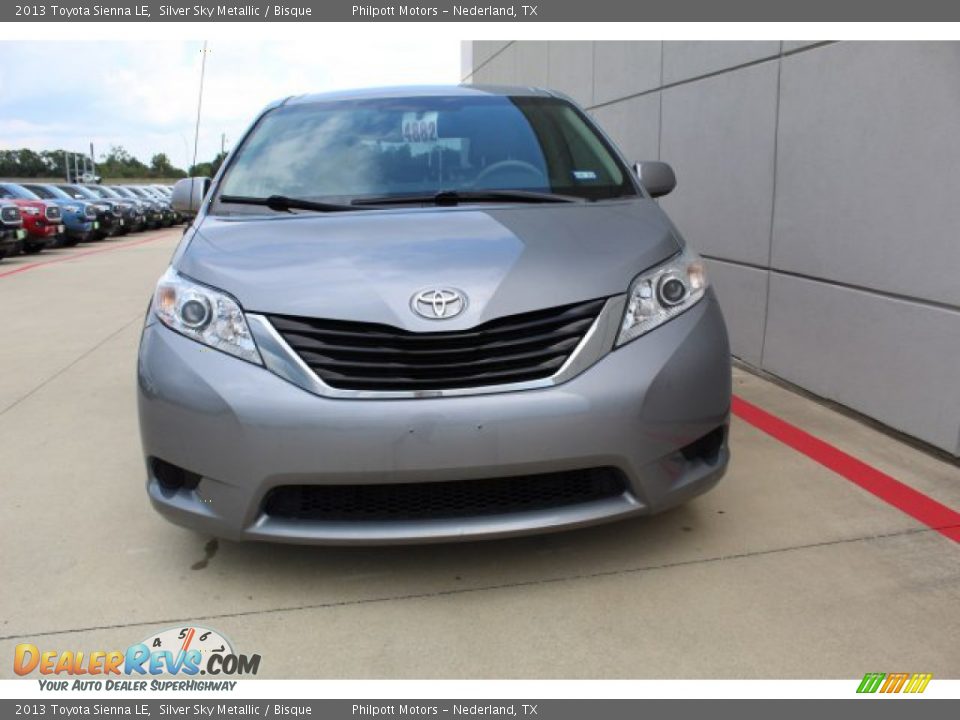 2013 Toyota Sienna LE Silver Sky Metallic / Bisque Photo #3