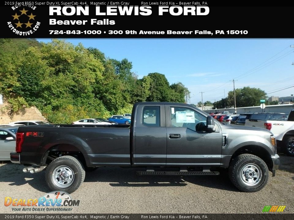 2019 Ford F350 Super Duty XL SuperCab 4x4 Magnetic / Earth Gray Photo #1
