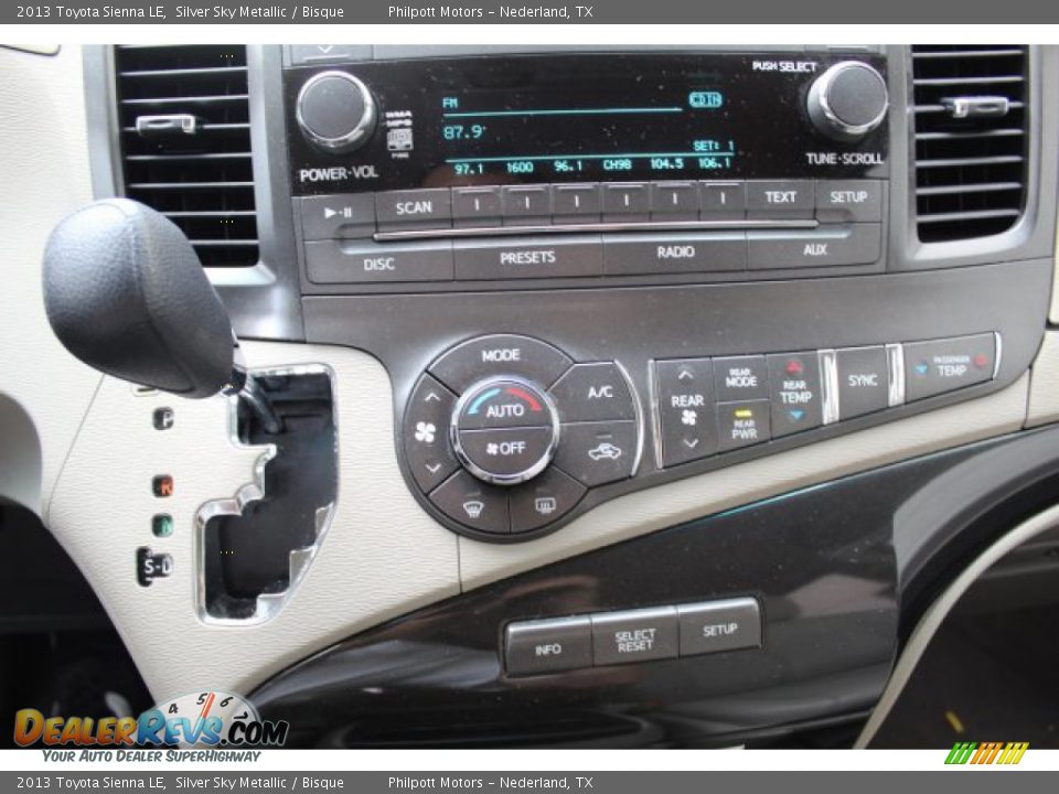 2013 Toyota Sienna LE Silver Sky Metallic / Bisque Photo #22