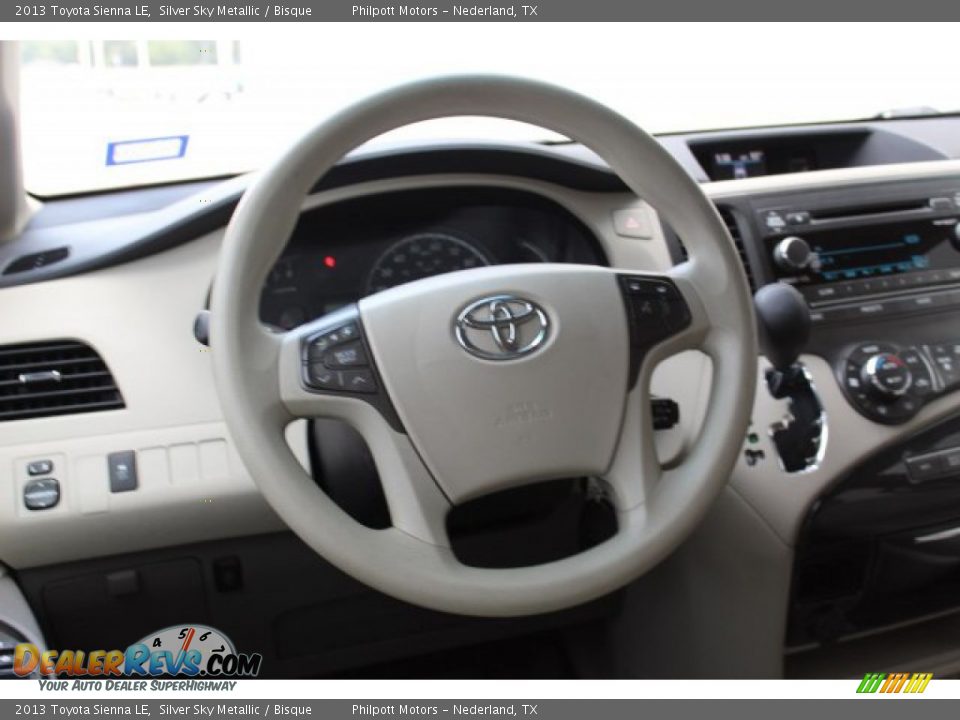 2013 Toyota Sienna LE Silver Sky Metallic / Bisque Photo #26