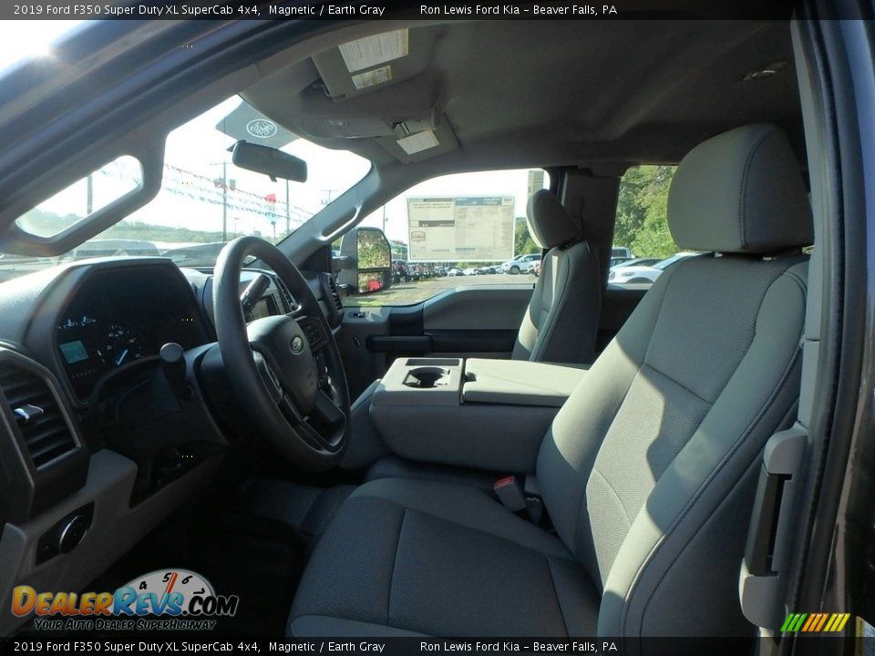 2019 Ford F350 Super Duty XL SuperCab 4x4 Magnetic / Earth Gray Photo #12