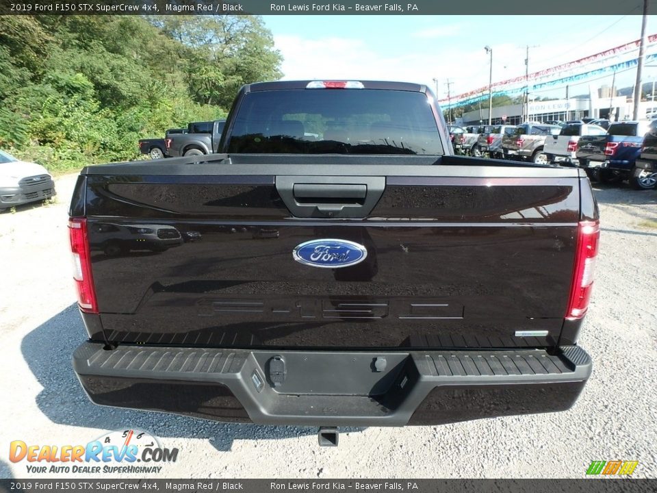 2019 Ford F150 STX SuperCrew 4x4 Magma Red / Black Photo #3