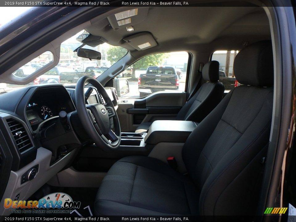 2019 Ford F150 STX SuperCrew 4x4 Magma Red / Black Photo #12