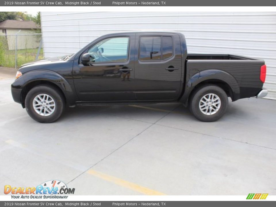 2019 Nissan Frontier SV Crew Cab Midnight Black / Steel Photo #6