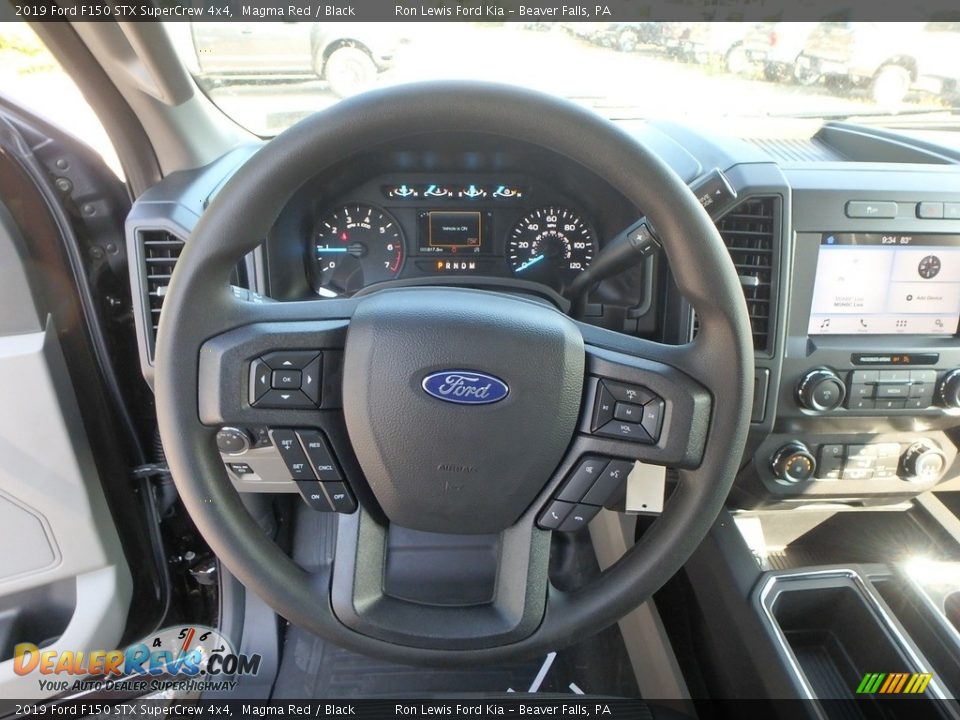 2019 Ford F150 STX SuperCrew 4x4 Magma Red / Black Photo #16