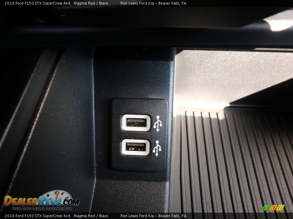 2019 Ford F150 STX SuperCrew 4x4 Magma Red / Black Photo #18
