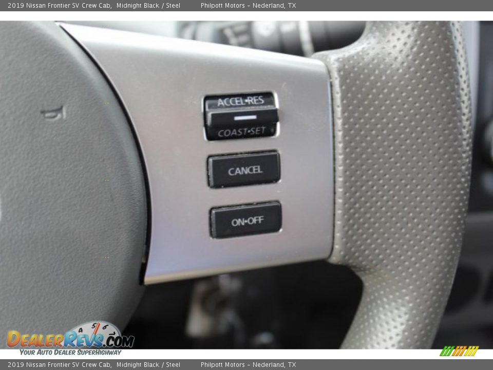 2019 Nissan Frontier SV Crew Cab Midnight Black / Steel Photo #13