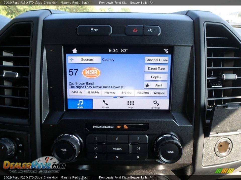2019 Ford F150 STX SuperCrew 4x4 Magma Red / Black Photo #19