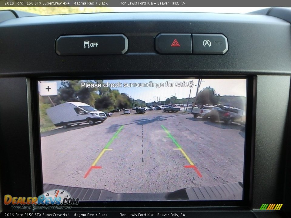2019 Ford F150 STX SuperCrew 4x4 Magma Red / Black Photo #20
