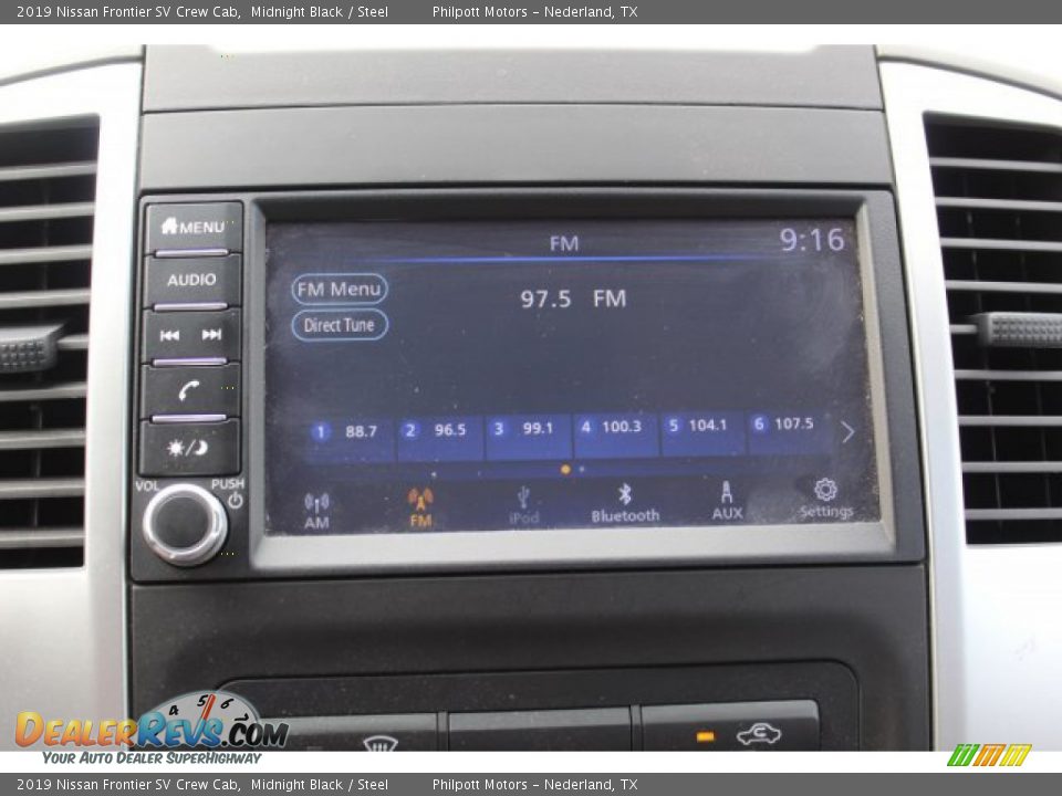 2019 Nissan Frontier SV Crew Cab Midnight Black / Steel Photo #16